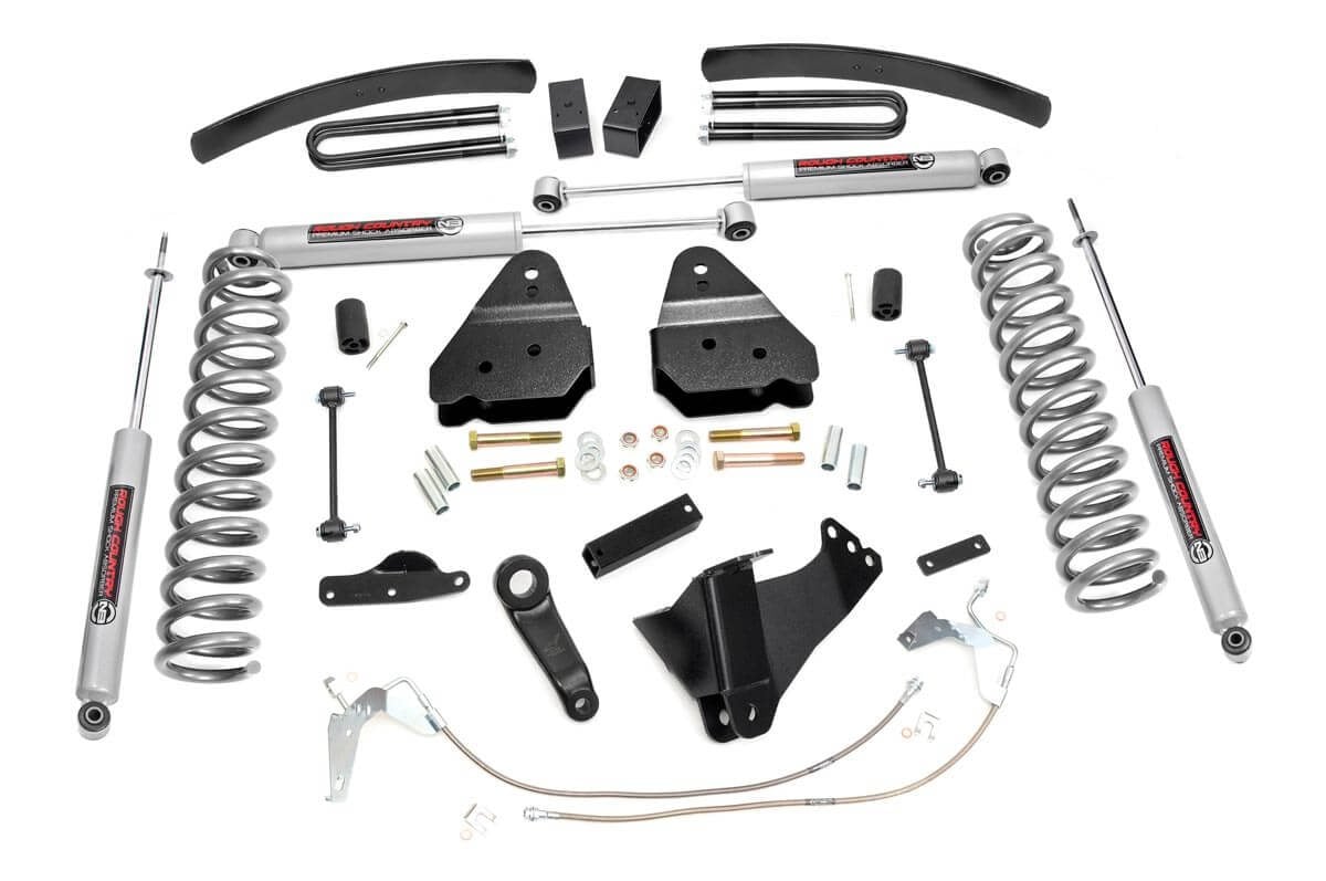 Ford F-250 Super Duty Suspension Lift Kit - Rough Country - 6 Inch - '08-'10